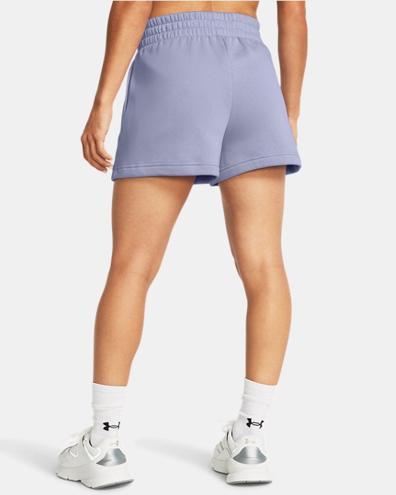 Women's UA Rival Fleece Shorts in Purple image number 1
